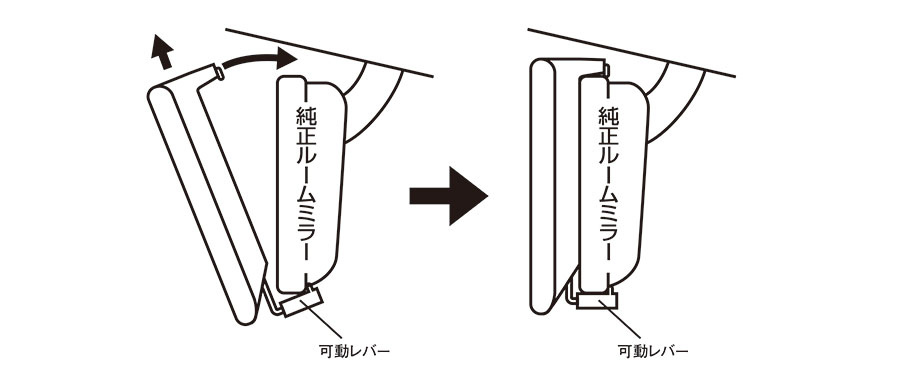 ネルフ 自動車用ワイドミラー