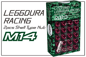 LEGGDURA RACING Shell Type Lock & Nut Set (M14xP1.5) RL54