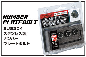 NUMBER PLATEBOLT