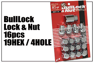 Bull Lock Lock&Nut 16pcs 19HEX/4HOLE