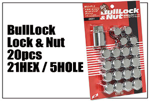 Bull Lock Lock&Nut 20pcs 21HEX/5HOLE